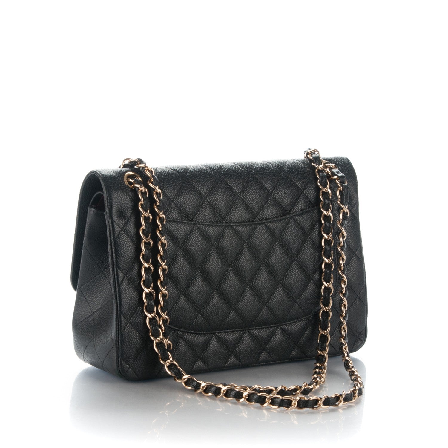 Chanel Caviar Quilted Jumbo Double Flap Black 4 of 8