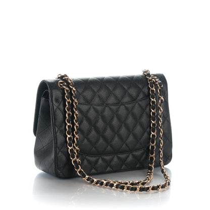 Chanel Caviar Quilted Jumbo Double Flap Black 4 of 8