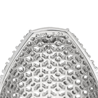 Parker & West by FASHIONPHILE Platinum Diamond 2.00ctw Cocktail Ring 54 6.75 8 of 8