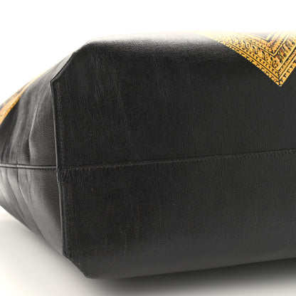 Versace Barocco Printed Tote Black Gold 7 of 9