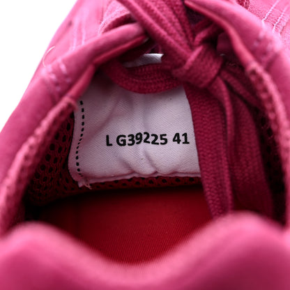 Chanel Suede Calfskin Logo Sneakers 41 Dark Pink 8 of 8