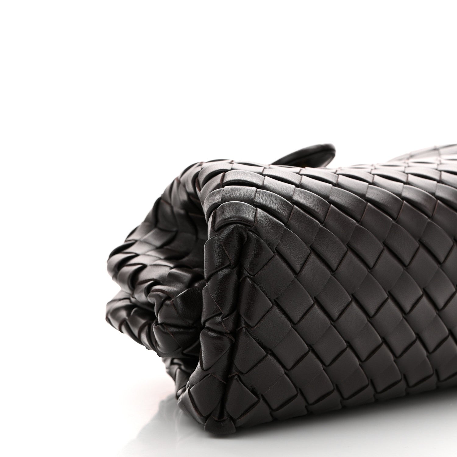 Bottega Veneta Nappa Intrecciato Teen The Lauren 1980 Clutch With Chain Fondant 8 of 9