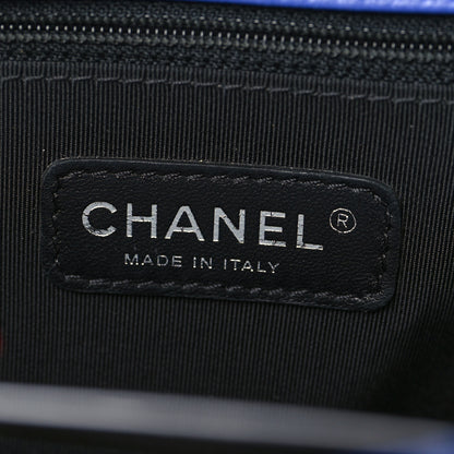 Chanel Calfskin Quilted Large Boy Flap Blue 5 of 10