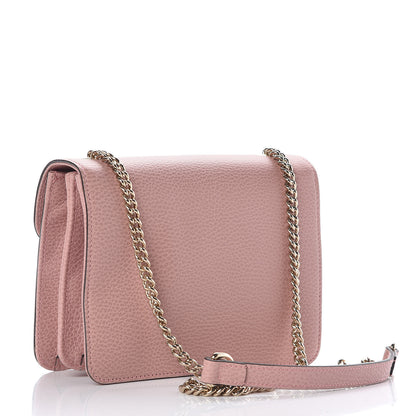 Gucci Dollar Calfskin Small Interlocking G Shoulder Bag Soft Pink 3 of 12
