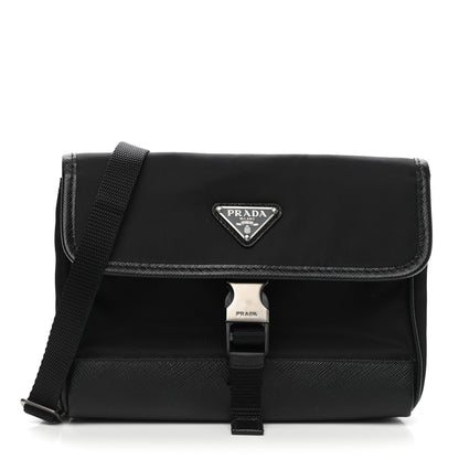 Prada Re-Nylon Saffiano Smartphone Case Crossbody Black 1 of 11