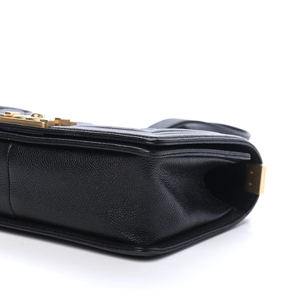 Chanel Caviar Quilted Medium Boy Flap Black 9 of 9