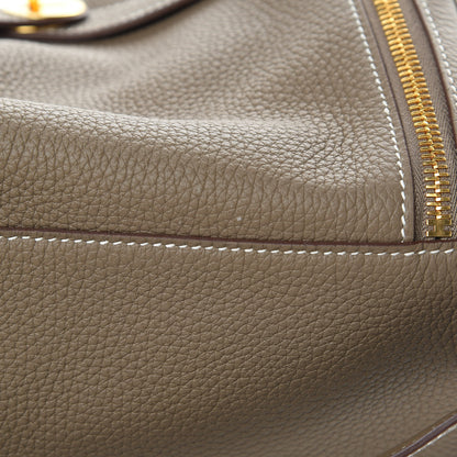 Hermes Taurillon Clemence Lindy 30 Etoupe 13 of 14