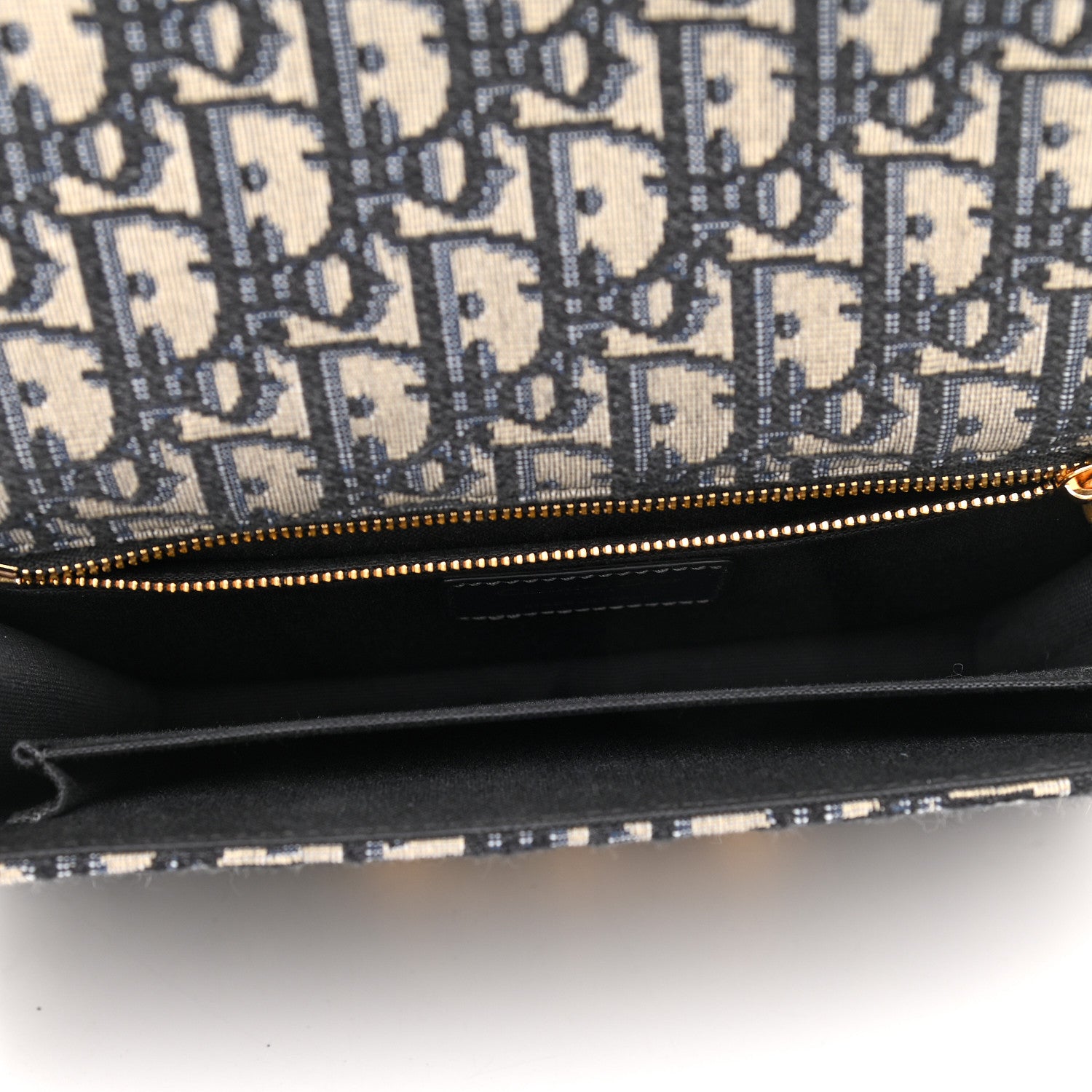 Christian Dior Oblique 30 Montaigne Flap Bag Blue 5 of 8