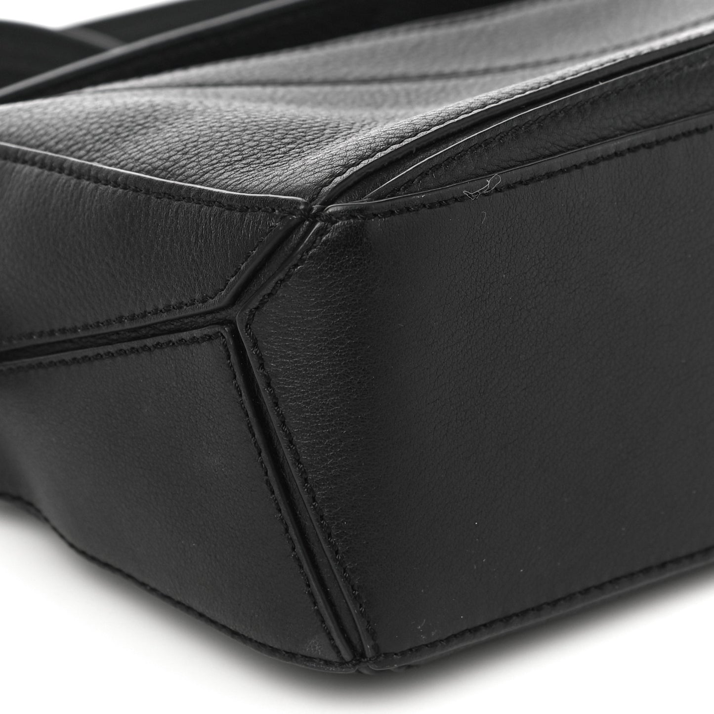 Calfskin Mini Puzzle Bag Black