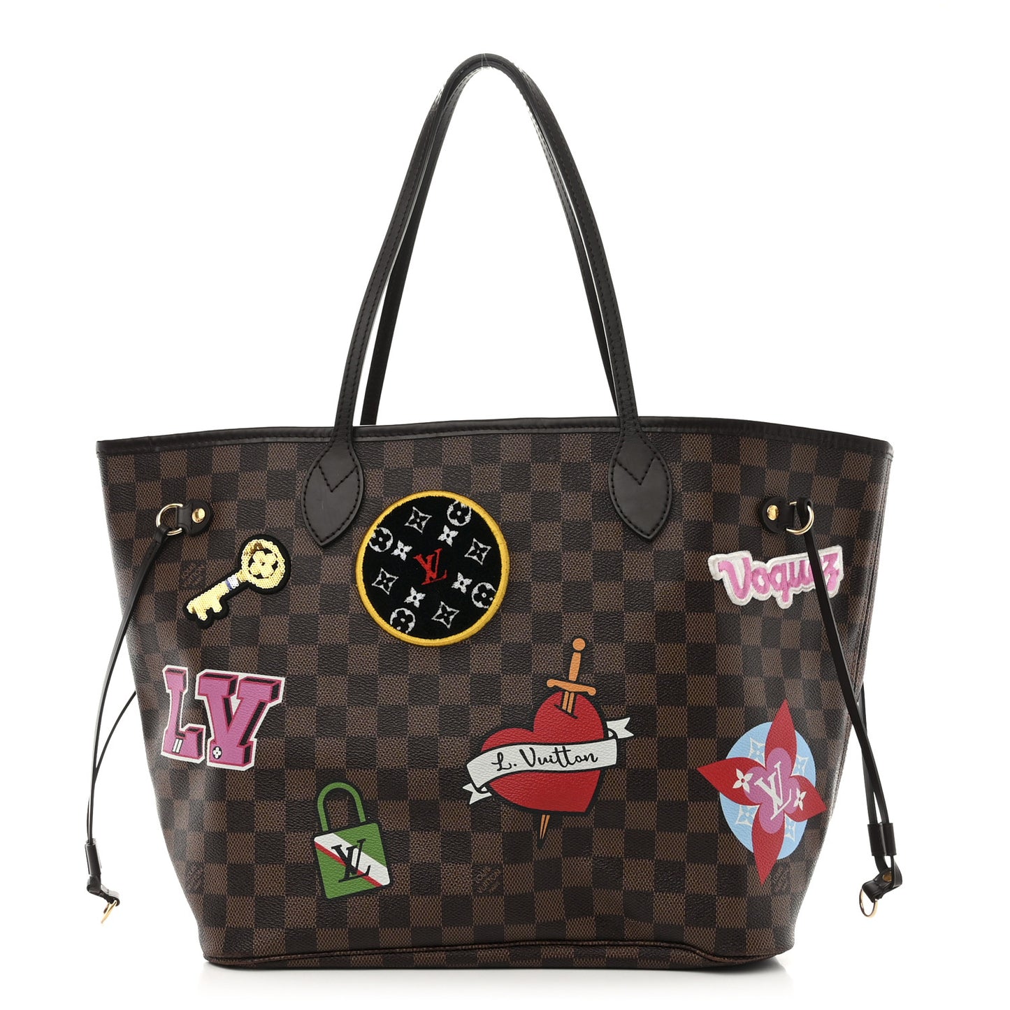 Damier Ebene Travel Stickers Neo Neverfull MM