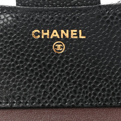 Chanel Caviar Quilted Compact Flap Wallet 6 of 9