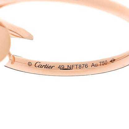 Cartier 18K Pink Gold Small Juste Un Clou Ring 49 5 4 of 5