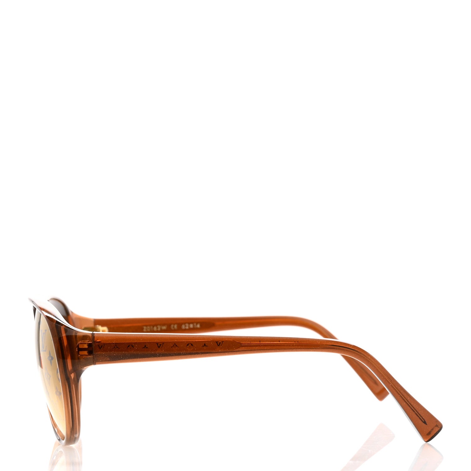 Louis Vuitton Acetate Illusion Monogram Sunglasses Z0162W Brown Glitter 3 of 8