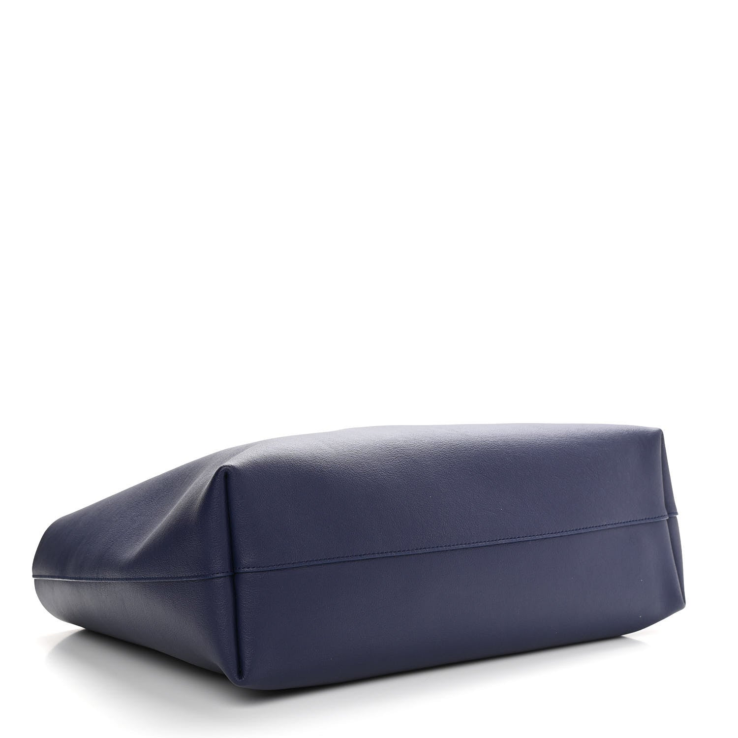 Saint Laurent Calfskin Large Shopping Tote Navy 5 of 11