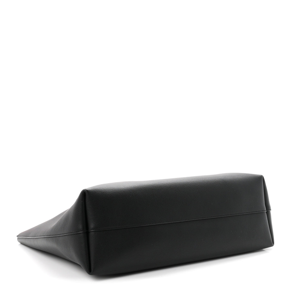 Calfskin Large Shopping Tote Black