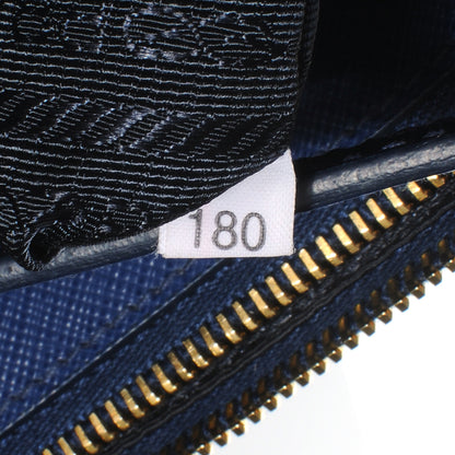 Prada Saffiano Lux Medium Tote Bluette 7 of 10