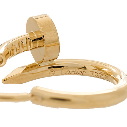 Cartier 18K Yellow Gold Juste Un Clou Single Hoop Earring 5 of 5