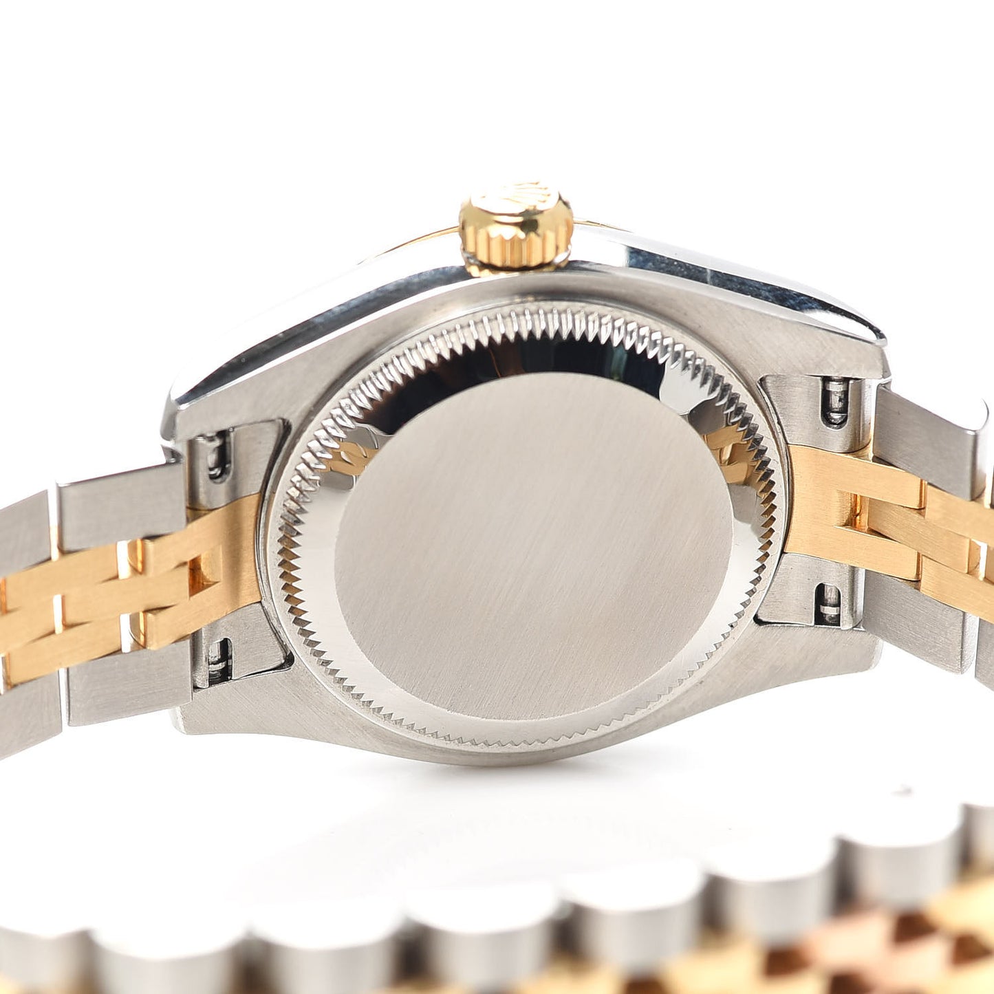 Stainless Steel 18K Yellow Gold Diamond 26mm Oyster Perpetual Datejust Watch Silver 179173