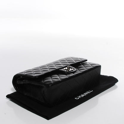Chanel Lambskin Quilted Medium Double Flap Black 4 of 8