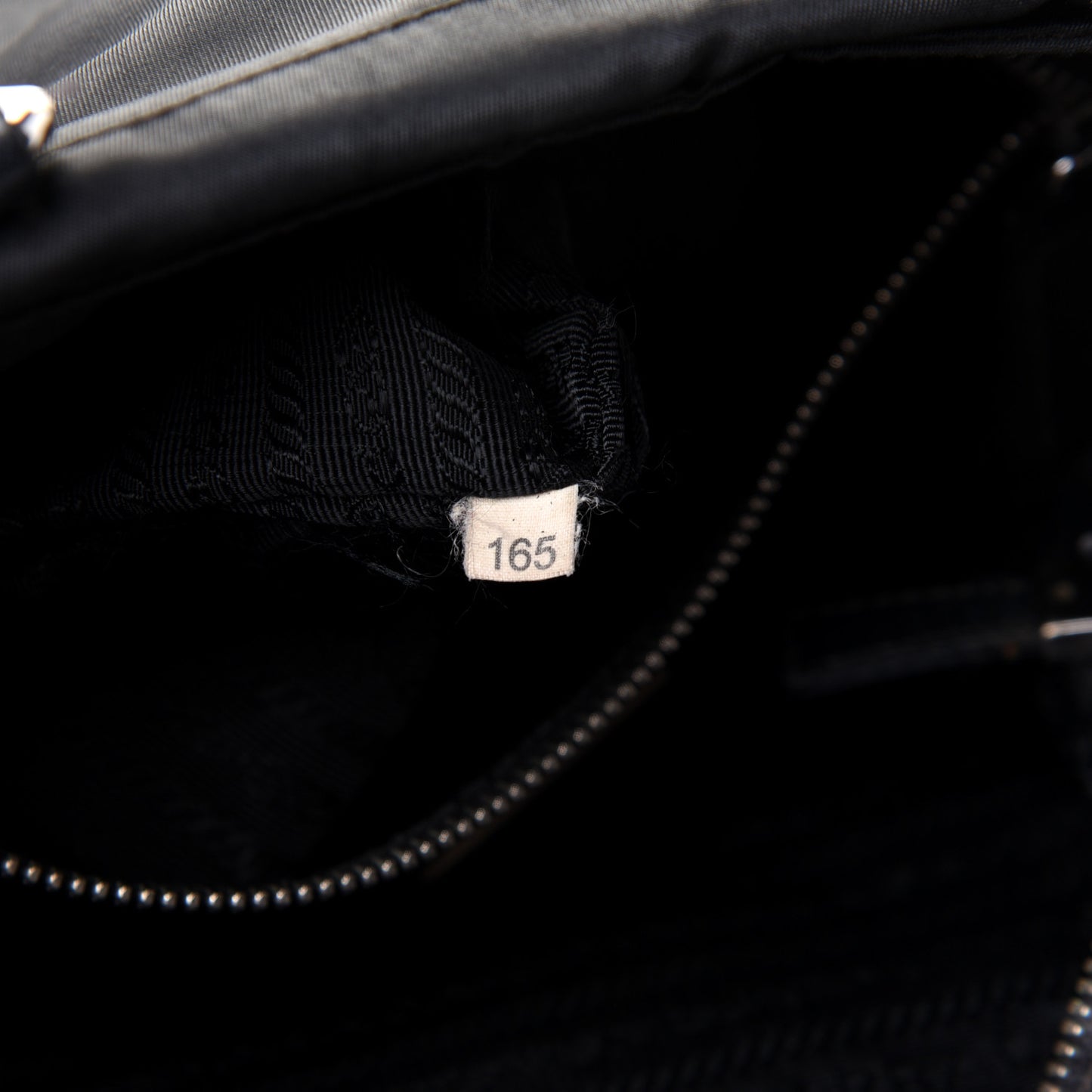 Saffiano Tessuto Nylon Tote Black