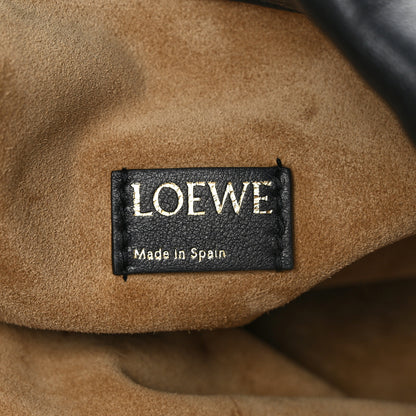 Loewe Mellow Nappa Donut Chain Flamenco Knot Clutch Black 6 of 8
