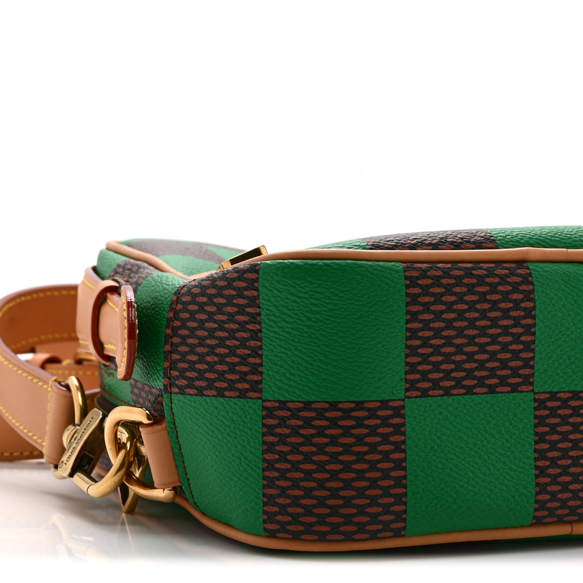 Damier Pop Chess Messenger Green