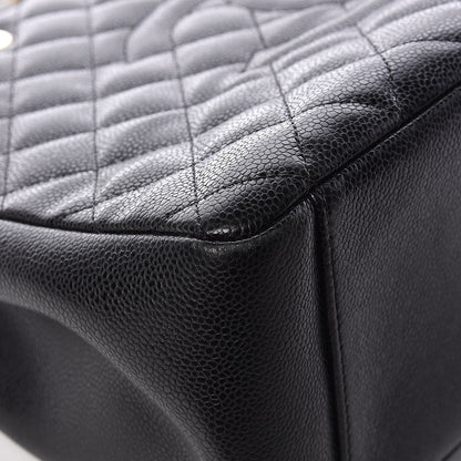 Chanel Caviar Quilted Grand Shopping Tote GST Black 11 of 13