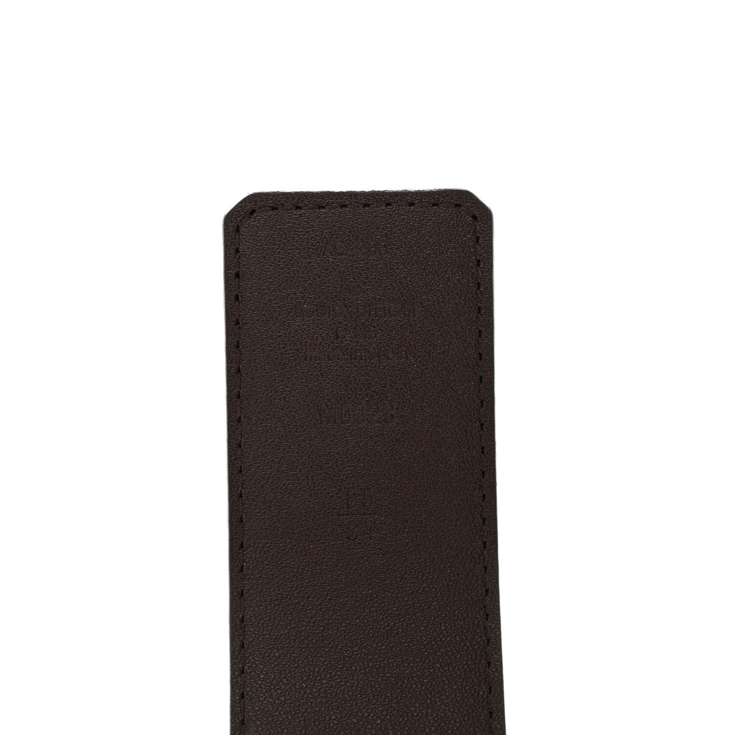 Calfskin Monogram 40mm LV Initiales Reversible Belt 85 34