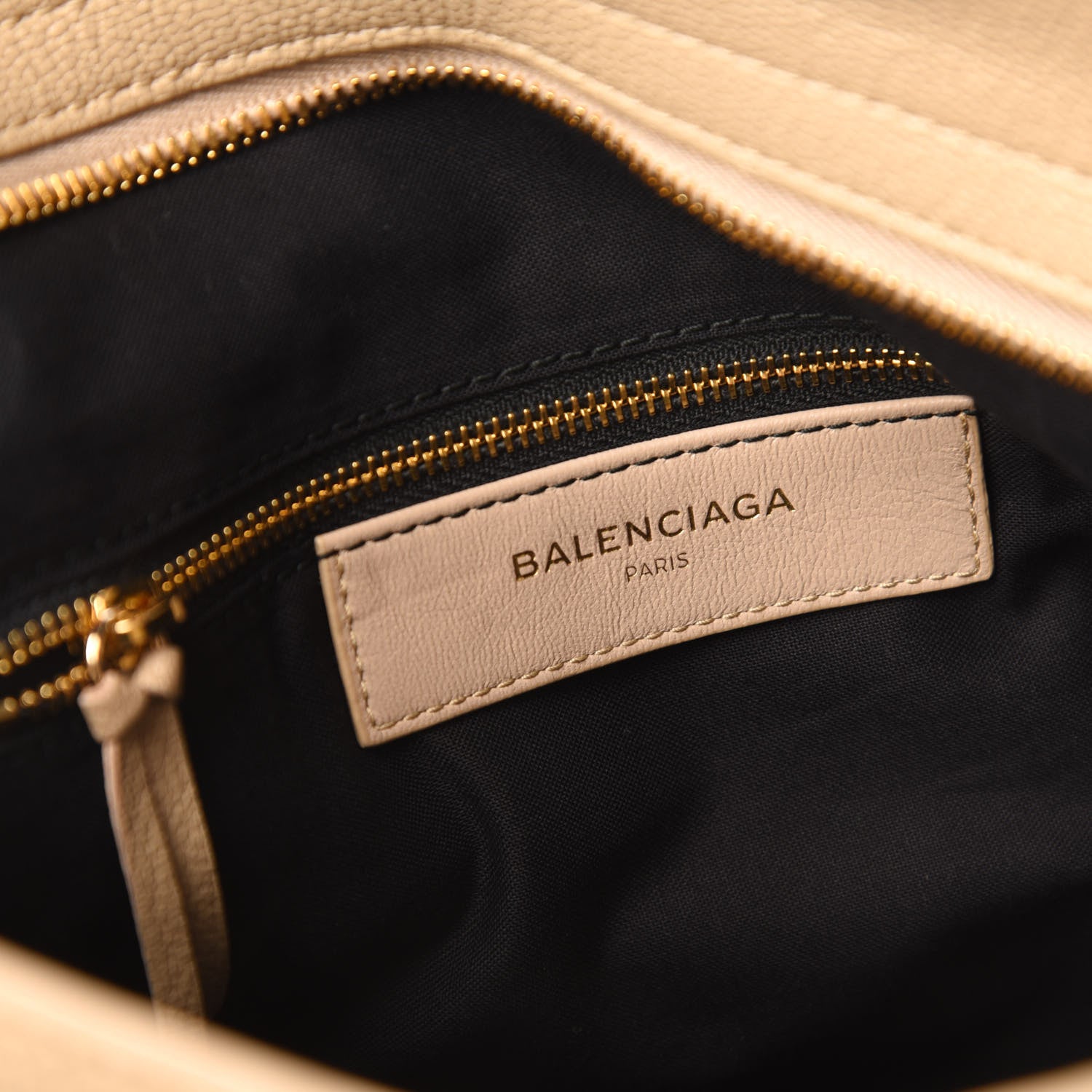 Balenciaga Shiny Goatskin Gold Metallic Edge Hardware Town Beige Sahara 8 of 10