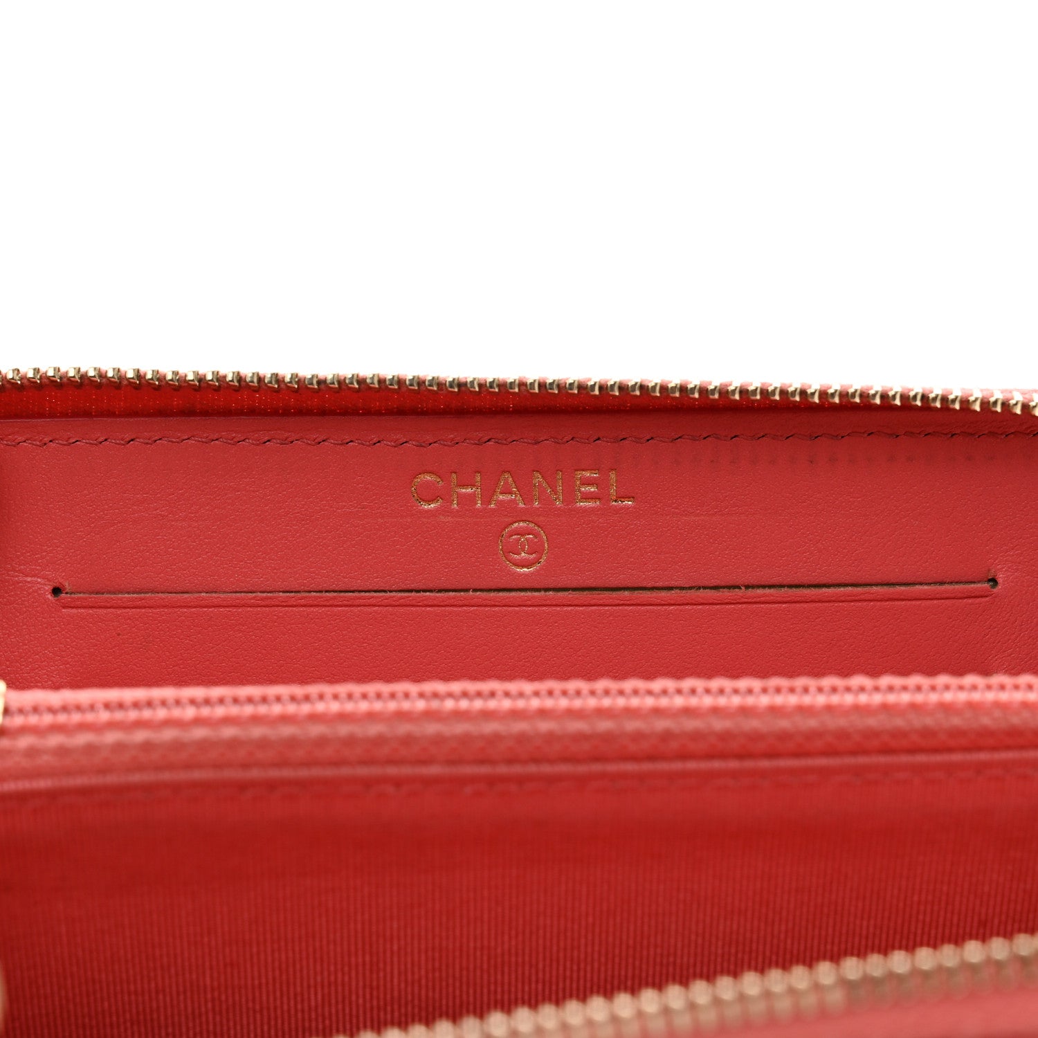 Chanel Caviar Quilted Medium Zip Around Wallet Pink 7 of 11