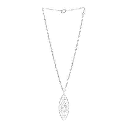 Roberto Coin 18K White Gold Diamond Bollicine Pendant Necklace 3 of 4