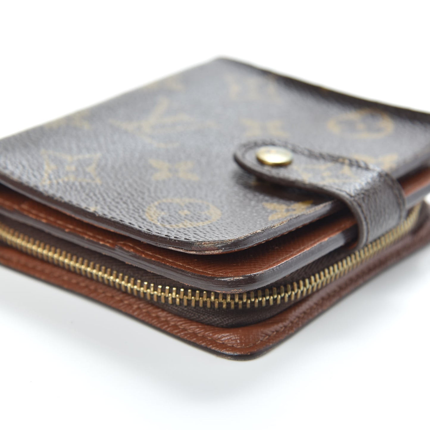 Monogram Compact Zippe Zipped Wallet