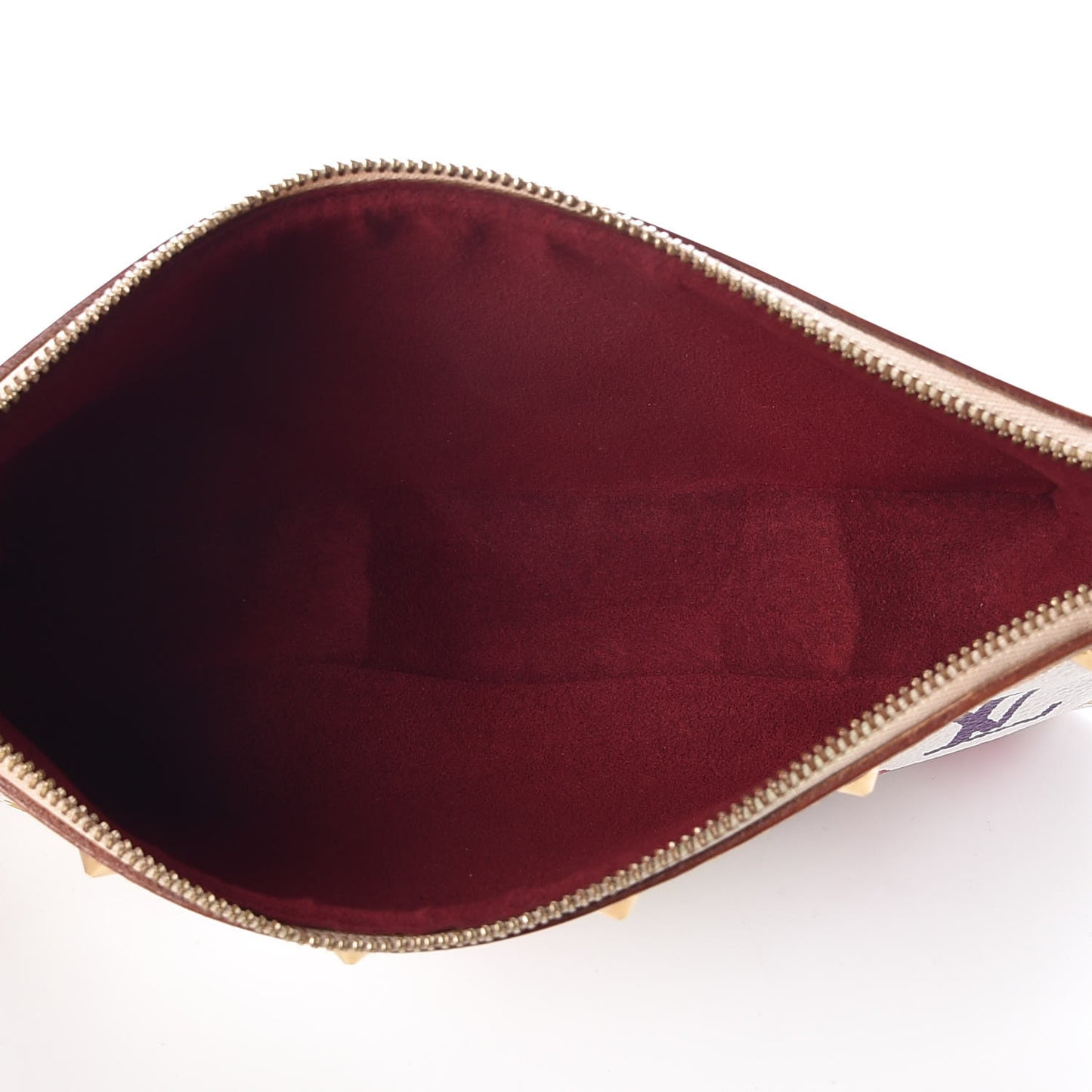 Monogram Multicolor Pochette Accessories White