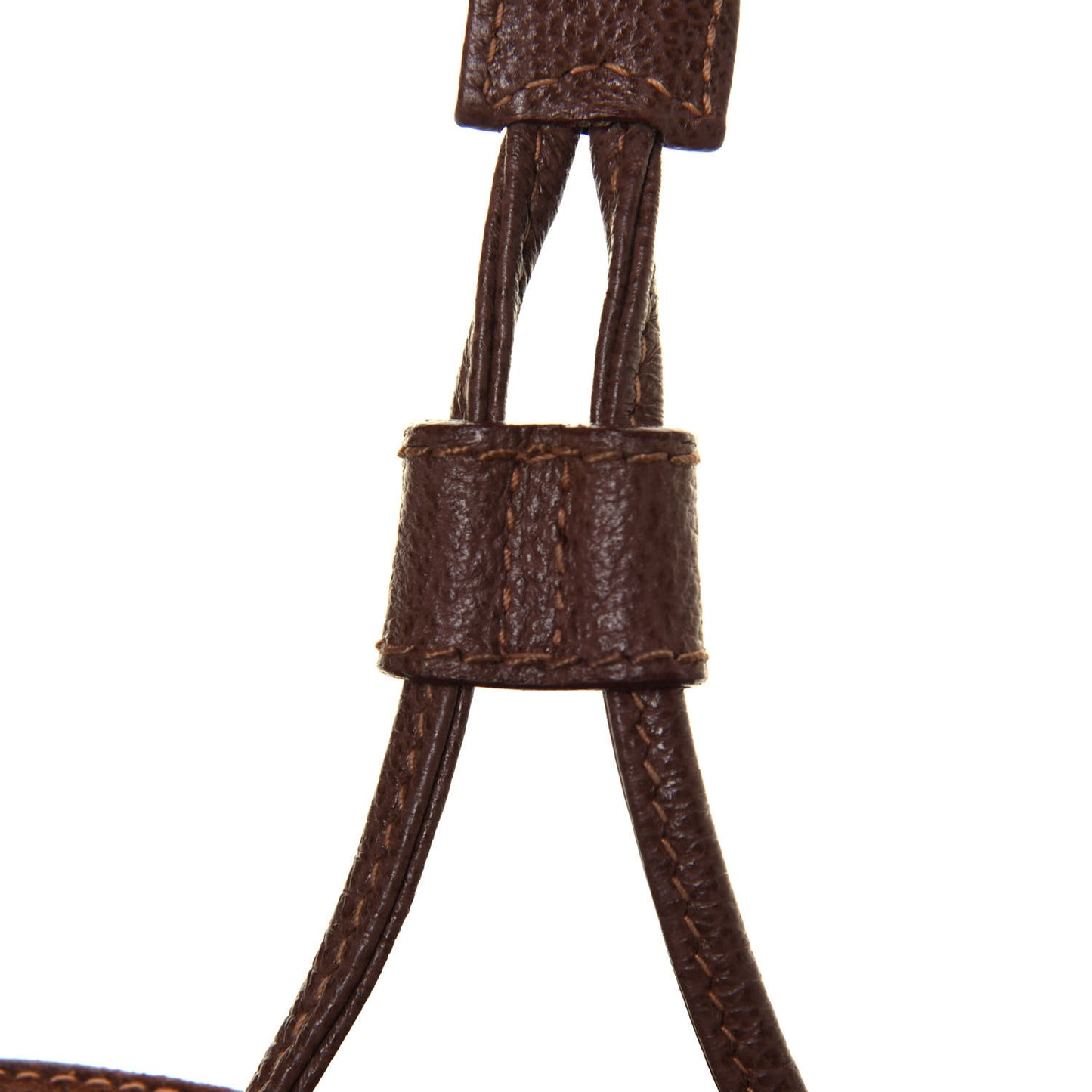 Calfskin Suede Bamboo Mini Backpack Brown