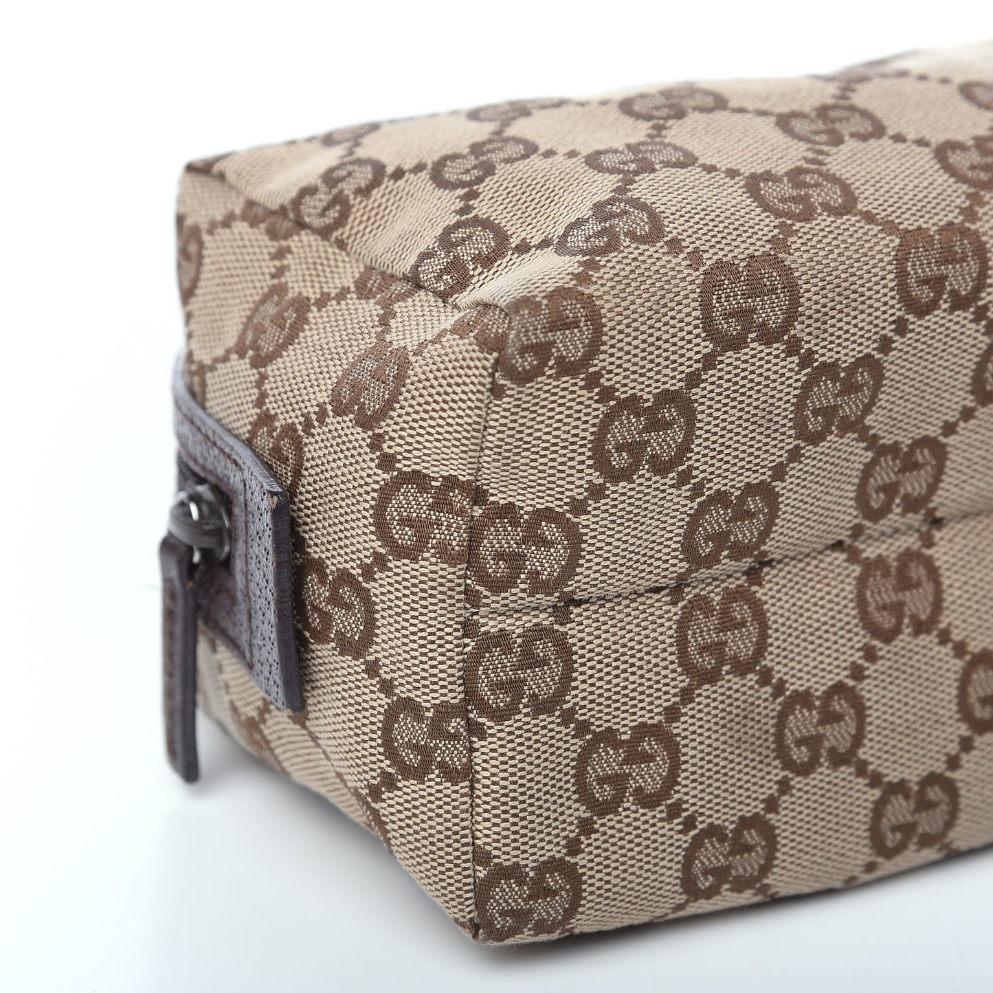 Monogram Large Cosmetic Case Brown
