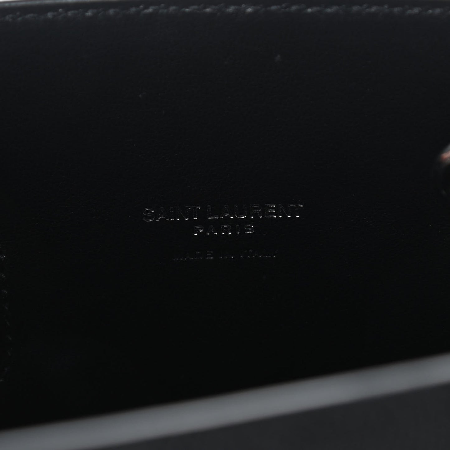 Grained Calfskin Baby Sac De Jour Black