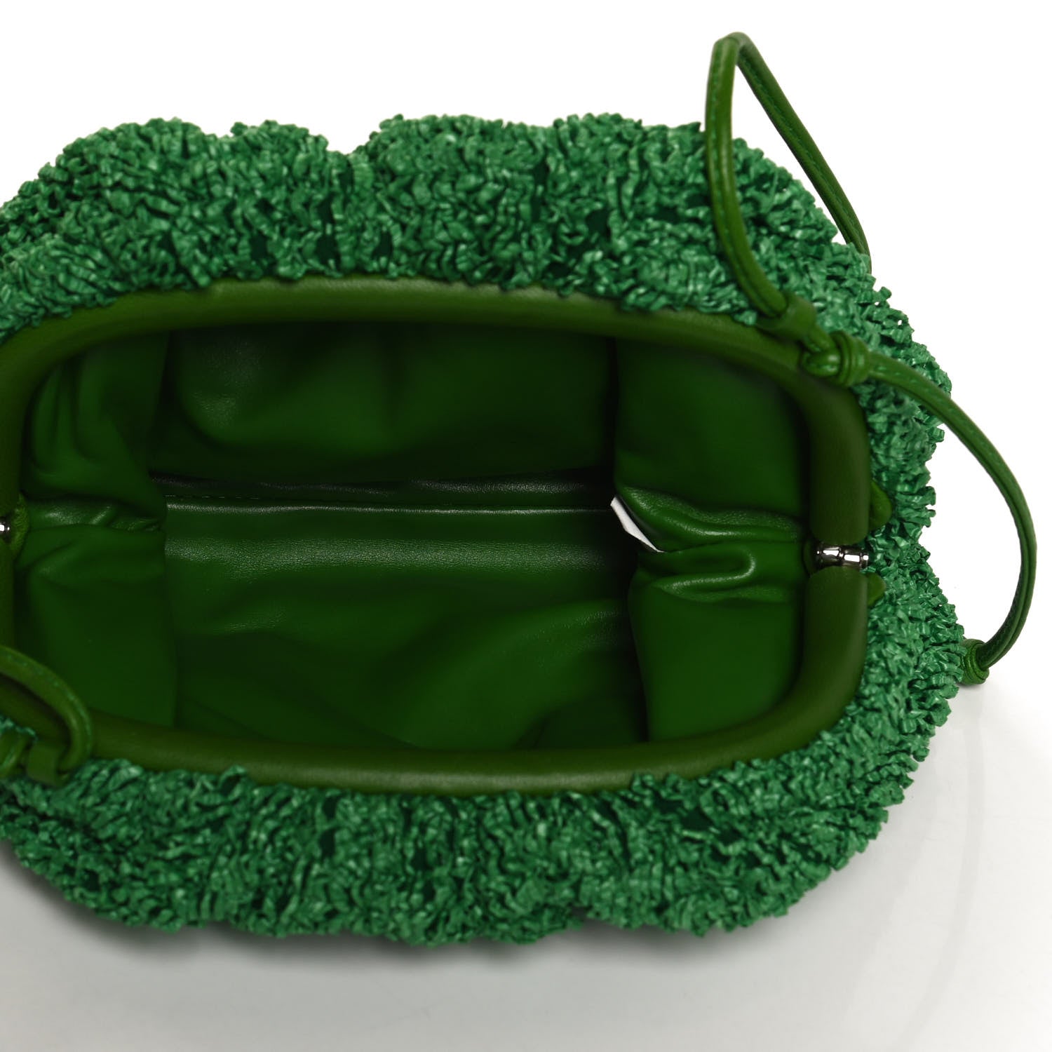 Bottega Veneta Boucle Curly Raffia The Mini Pouch Parakeet 5 of 10