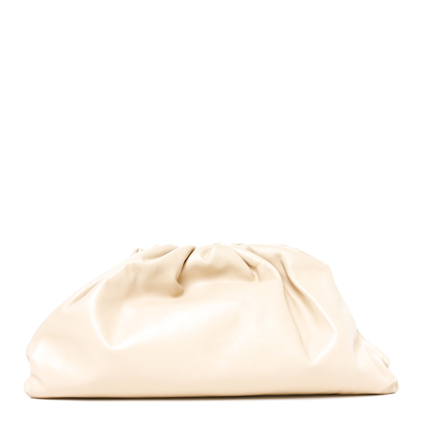 Smooth Butter Calf The Pouch Oversized Clutch Porridge