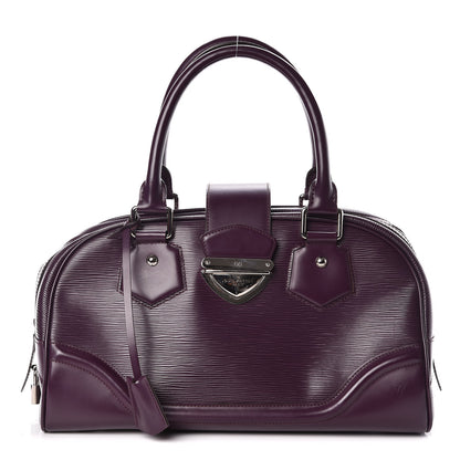 Louis Vuitton Epi Bowling Montaigne GM Cassis 1 of 13