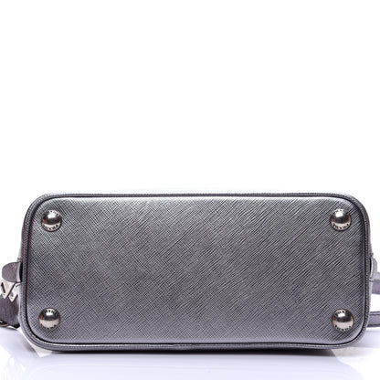 Prada Saffiano Lux Small Promenade Tote Cromo 9 of 12