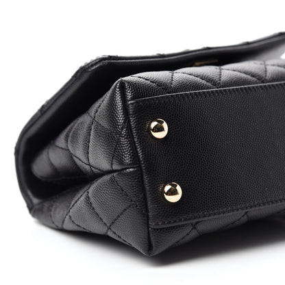 Chanel Caviar Quilted Extra Mini Coco Handle Flap Black 6 of 10