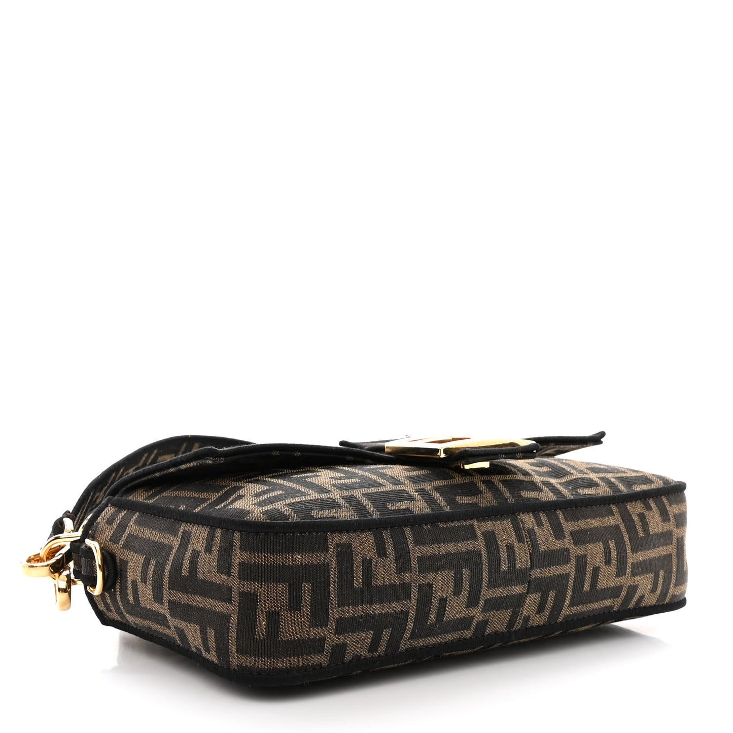 Fabric Jacquard FF 1974 Medium Baguette Tobacco Moro Black
