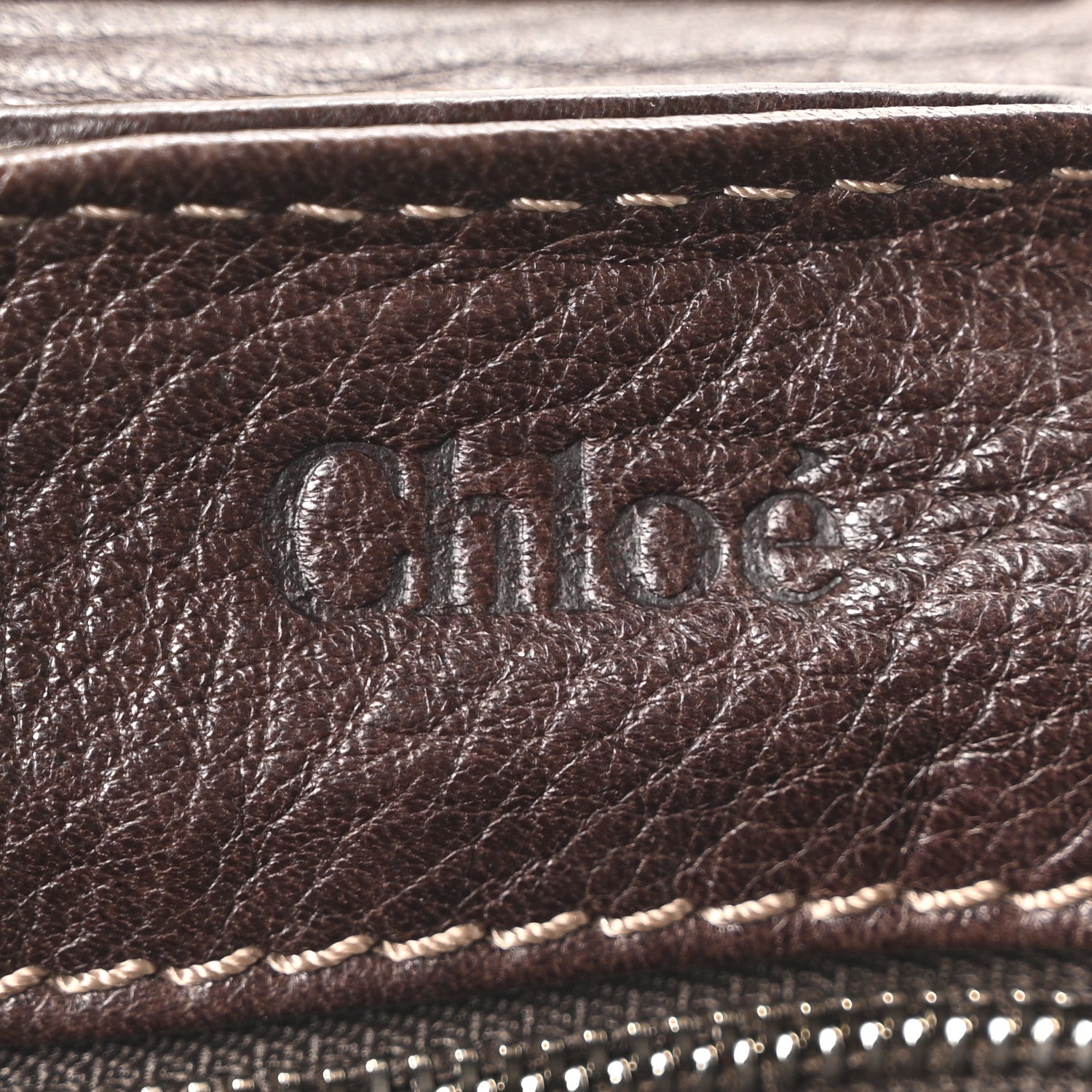 Chloe Calfskin Medium Paddington Satchel Brown 6 of 9