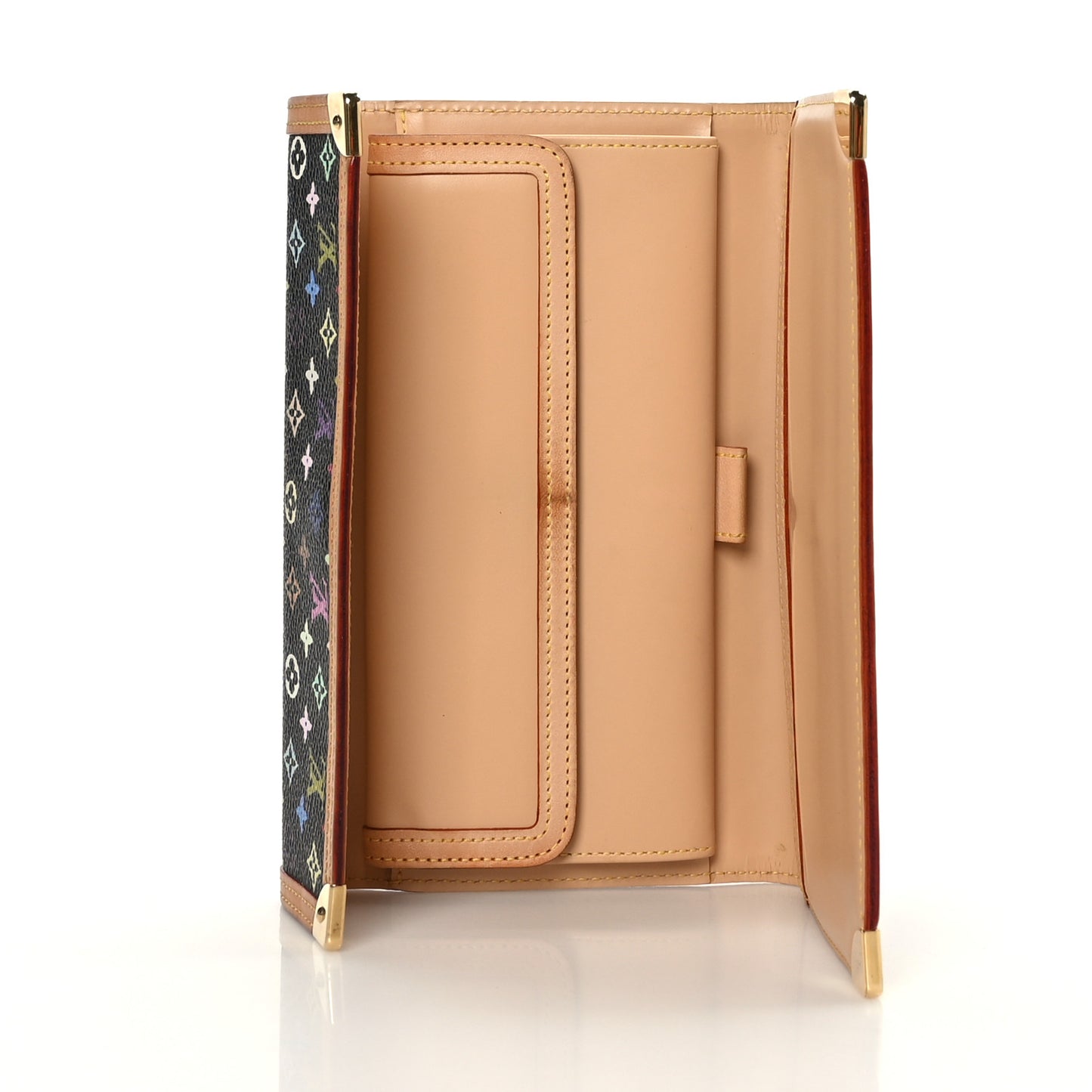 Monogram Multicolor Porte Tresor International Wallet Black
