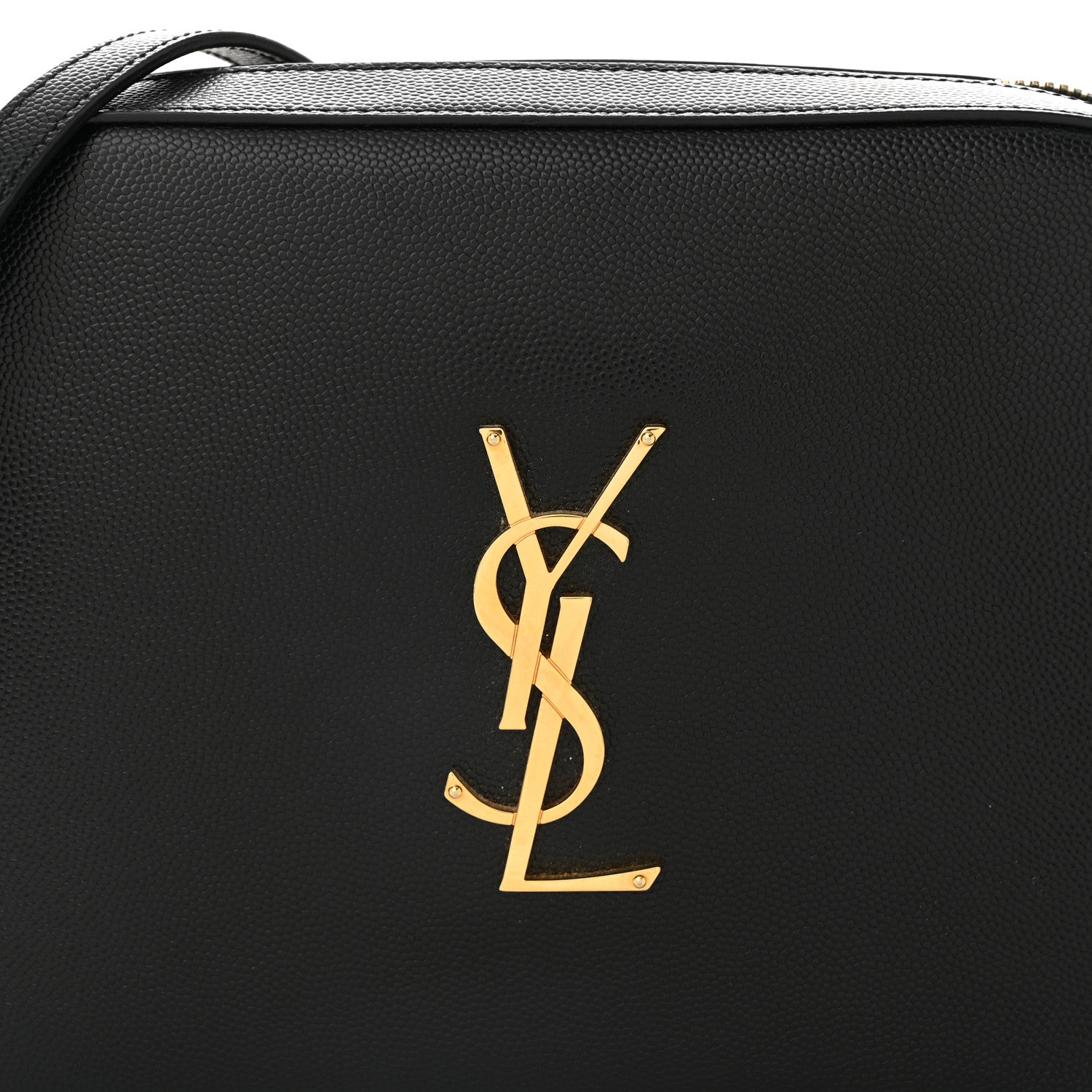 Saint Laurent Grain De Poudre Medium Classic Monogram Camera Bag Black 8 of 10