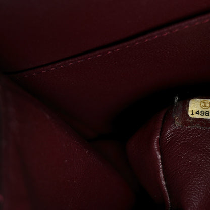 Chanel Patent Quilted 2.55 Reissue 226 Flap Burgundy 7 of 11