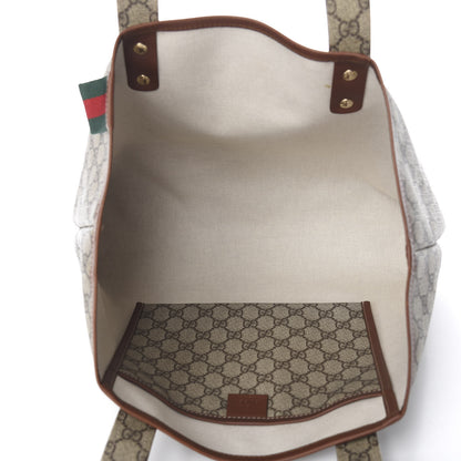 Gucci GG Plus Monogram Medium Signature Web Loop Tote Brown 4 of 9