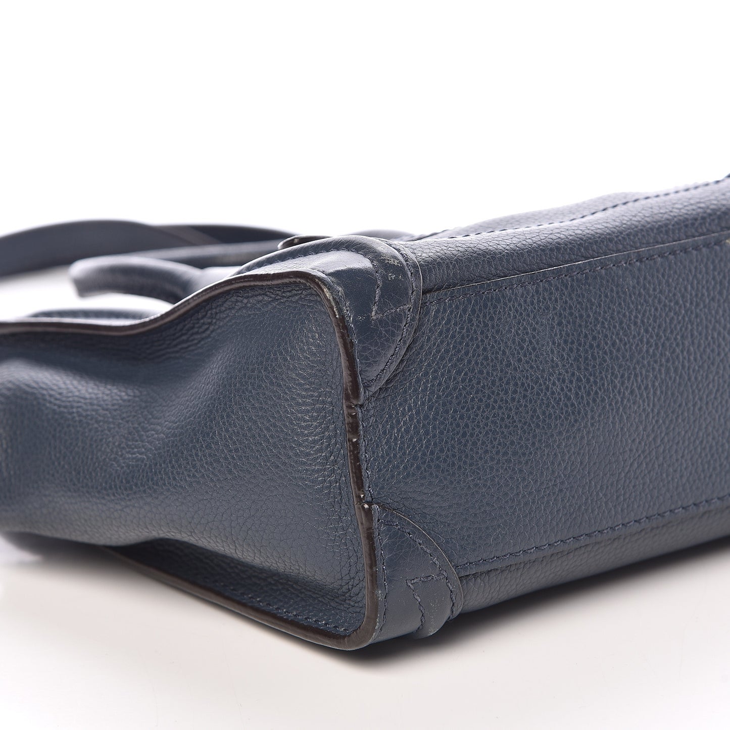 Drummed Calfskin Nano Luggage Orage