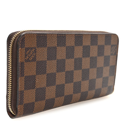Louis Vuitton Damier Ebene Zippy Wallet Rose Ballerine 3 of 6