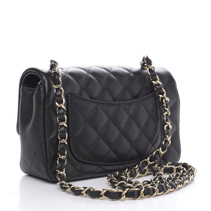 Chanel Caviar Quilted Mini Rectangular Flap Black 3 of 10